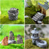 Cayway 26 PCS Outdoor Fairy Garden Miniatures Mini Zen Garden Accessories, Artificial Garden Grass, Model Trees, Terrarium Ornaments, Dollhouse Su...