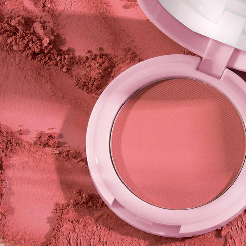 Mally Beauty Bulletproof Powder Blush - Confident Coral - Long-Lasting Flush of Color - Compact Blush Powder Makeup - Matte Finish...