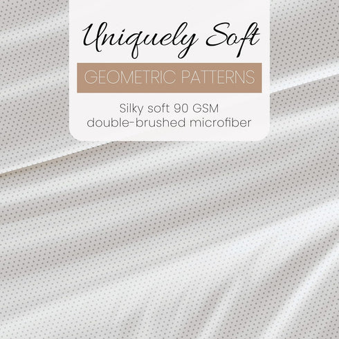 Linen Market Double-Brushed Patterned Microfiber Twin Sheet Set 3 Piece – Oeko-TEX Certified Ultra Soft & Wrinkle-Free - 16" Deep Pocket Sheets - ...