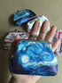 Lovely Abstract Pattern Coin Purse- Mini Blue Clasp Pouch Wallet Key Bags Money Bag, Gift for Girls Kids Purses Women Wallets Buckle Party Favors...