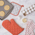 DII Basic Terry Collection 100% Cotton Quilted, Oven Mitt, Spice, 2 Piece...