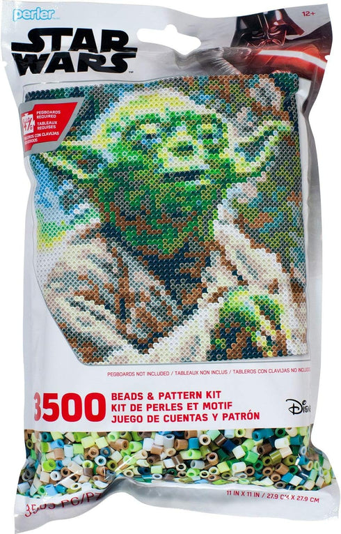 Perler Star Wars Yoda Pattern Bag Beads Kit, 3500pcs...