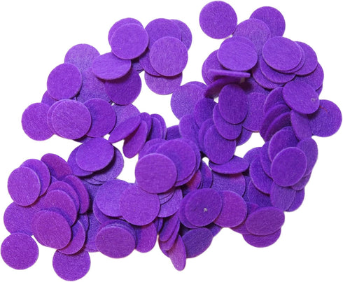 Playfully Ever After Purple Stiff Felt Circle (4 inch - 15pc)...