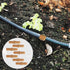 28 Pieces Drip Irrigation Fittings Kit for 1/2 Inch Tubing, 7 Couplings, 7 Tees, 7 Elbows, 7 End Cap Plugs, Barbed Connectors for Rain Bird, Compa...
