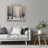Posterizer 1 pcs-snowy jungle in winter in oil painting style-8-Landscape & Nature Art-Living Room Bedroom Decor- unframed wall art...