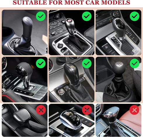 Car Gear Shift Hoodie, Funny Mini Hoodie Car Decor, Winter Warm Universal Fit Shift Knob Cover, Automotive Interior Decoration Accessories Gift (B...