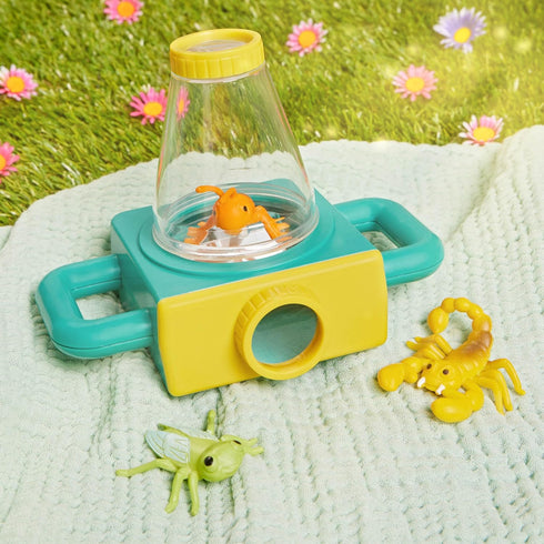 B. Toys- Double-Sided Microscope- Sports & Outdoor Microscope for Kids – Double-Sided Microscope – Science Toys – 3 Toy Bugs-Itty-Bitty Microscope...