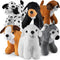 Bedwina Plush Puppy Dogs - (Pack of 6) 6 Inches Tall Stuffed Animals Bulk Assorted Puppies and Cute Stuffed Plushed Dog Puppies Assortment, Stocki...