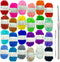 Acrylic Yarn Skeins 24 Assorted 432yard for Knitting and Crochet Yarn Projects Multi-Pack Starter Kit......