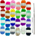 Acrylic Yarn Skeins 24 Assorted 432yard for Knitting and Crochet Yarn Projects Multi-Pack Starter Kit......