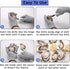 Oyster Shucking Knife,Stainless Steel Oyster Knife for Oyster Clam Scallop In Shell(White)...