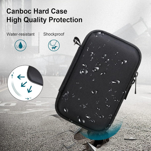 Canboc Carrying Travel Case for KODAK PIXPRO WPZ2 Rugged Waterproof Digital Camera, Underwater Photography Camera Bag, Zipper Mesh Pocket fits USB...
