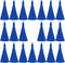 VAPKER 20pcs Blue Tassel Mini Silk Tassels for Craft Jewelry Making Woman, Handmade Soft Ice Silky Tassels with Loops for DIY Projects, Bookmarks(...