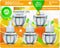 Air Wick Scented Oil - Refill Sweet Orange & Lemon 5 ct....