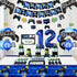 12th Birthday Decorations for Kids-Gaming Party Decorations for Gamer-HAPPY BIRTHDAY Gaming Banner Video Game Table Cover Controller Balloon Cake ...