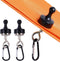 Magnetic Hooks for Canopy, Magnet Clip Hanger with Carabiner for Camping, Heavy Duty Earth Magnets, Cruise Hanging, Multifunctional Tent Canopy, S...