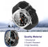 12+4 Pack Case for Samsung Galaxy Watch 7 Ultra 47mm with Tempered Glass Screen Protector, Waterproof Hard PC Scratch Resistant Protective Cover C...