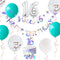 Iridescent Happy Birthday Banner Garland for Sweet 16 Decorations and Signs - 16th Birthday Party Sign for Sweet Sixteen Party Supplies...