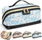 Travel Makeup Bag, Large Capacity Cosmetic Bags for Women, Water-Resistant Portable Travel Toiletry Bag Skincare Bag Stuff for Women with Handle a...