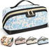 Travel Makeup Bag, Large Capacity Cosmetic Bags for Women, Water-Resistant Portable Travel Toiletry Bag Skincare Bag Stuff for Women with Handle a...