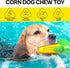 Dog Chew Toys for Aggressive Chewers – Puppy Chew Toys for Teething, Grind Teeth, Removes Calculus, Squeaky and Interactive Corn Dog Toys for Smal...