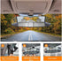 12x3.6'' Rear view Mirror Panoramic Wide Angle Rearview Mirror Universal Interior Clip On Convex Rear View Mirror Lengthened Widened No Blind Spot...
