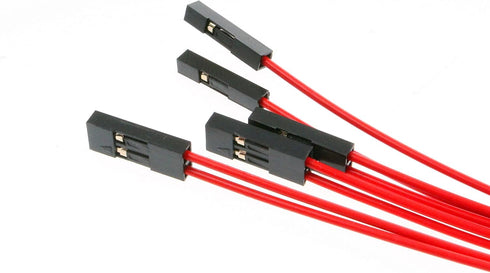 NOYITO Motherboard Extension Cable Set 22AWG Silver Plated Cable Gold-plated Plug Power SW POWER LED HDD LED RESET SW Four Kinds Extension Cable f...