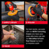 Griot's Garage Orange Foam Correcting Pads for Car Polishing and Detailing, Removes Light to Moderate Paint Defects, Durable, Machine-Washable, 10...