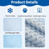 Dog Cooling Mat, Portable Pets Cooling Mat for Pets Family Use, Pets Cooling Pad Durable Machine Washble, Indoor Outdoor Uses in Crate, Kennel, Be...
