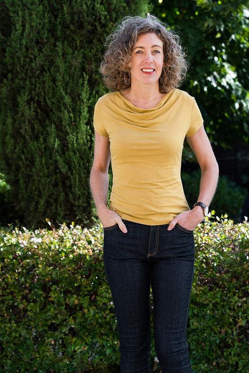 Easton Cowl-Neck Tee Sewing Pattern...