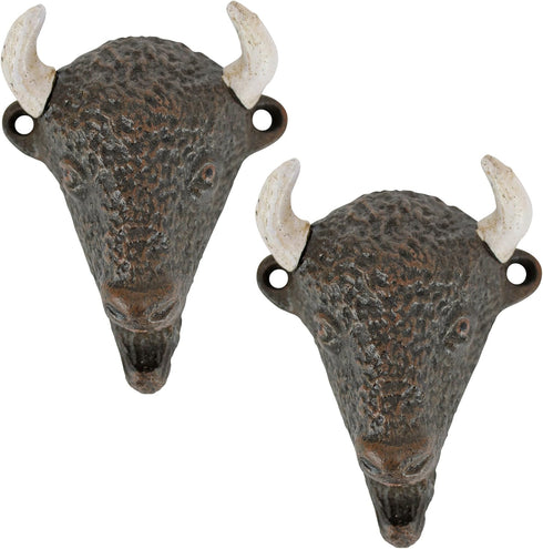 Design Toscano The Great Plains Buffalo Cast Iron Bottle Opener: Set of Two...