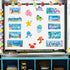 Whaline 26Pcs Ocean Bulletin Board Decoration Set Under The Sea Theme Motivational Poster Marine Animals Cutouts for Back to School Home Classroom...
