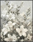 Posterizer 1 pcs-minimalist chic home decor with white flowers-Floral & Botanical Art-Abstract & Modern Art-Decor for Home & Office- UNFRAMED Wall...