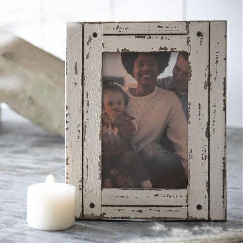 Foreside Home & Garden FFRD06190 4X6 Heartland Photo Frame White...