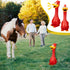 Hungdao 1 Pcs Horse Toys Latex Squeaky Squeeze Chicken Squeak Horse Turkey Balls for Play Fake Screaming Chicken Toys for Horses Soccer Ball for R...