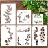 Large Leaf Vine Stencils for Painting on Walls Wood Canvas Fabric Leaves Paint Stencil for Crafts Kids Adult Art Projects Drawing Reusable Pattern...
