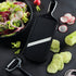 Kyocera Advanced Ceramic Double-edged Mandolin Slicer With Guard, Black, 4.6"x12.7"x0.4"...
