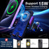 15W Fast Wireless Car Charger Vent Mount - Auto-Clamping Air Vent Phone Holder for iPhone 15/15 Pro/15 Pro Max, Samsung Galaxy...