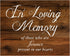In Loving Memory Sign for Wedding Reception, Rustic Wood Look On Linen Textured Thick Cardstock, Wedding Reception Decoration...