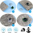 600PCS Plastic Safety Eyes and Noses,6mm-14mm Colorful Crochet Toy Eyes and Noses with Washers for Amigurumi Craft Doll Puppet Plush Animal and Te...