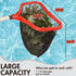Pool Net, Pool Skimmer Net with Reinforced Frame, Large Capacity Pool Cleaning Net, Fine Mesh Pool Nets for Cleaning Leaves Pond Spa Inground Swim...