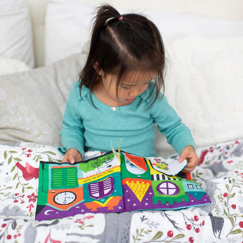 Melissa & Doug Soft Activity Baby Book - The Wonderful World of Peekaboo!...