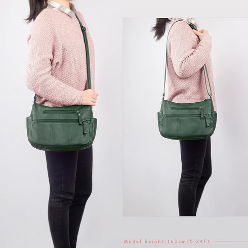 VOLGANIK ROCK Purses for Women Soft PU Leather Shoulder Bag Ladies Crossbody Purse and handbags Lightweight Pocketbook...
