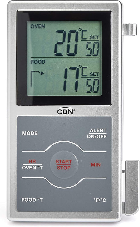 CDN Dual Sensing Programmable Probe Thermometer and Timer...