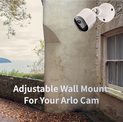 Adjustable Wall Mount for Arlo Pro/Pro 2,/Ultra/Pro 3/Pro 4/ Essential Spotlight Camera, Indoor/Outdoor Mounting Bracket for Your Surveillance Cam...