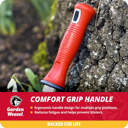 Garden Weasel Multi-Use Transplanter | Dig, Cultivate, Plant, Weed | Planting and Gardening Hand Digging Tool, Heavy Duty Trowel, Mini Gardening S...