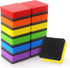 Tamaki 12 Pack Magnetic Whiteboard Eraser, Dry Eraser Board Erasers, Dry Erasers for White Board, Whiteboard Erasers for Kids Classroom, 6 Colors,...