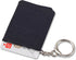 Nylon Thread Wallet - Front Pocket Minimalist Wallet for Men and Women with a Classy D-Ring and Anchor Chain - Classy Slim Wallet Card Holder (Bla...