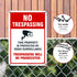 Video Surveillance No Trespassing Sign, CCTV Security Camera, 10x7 Inches, Rust Free .040 Aluminum, Fade Resistant, Made in USA by Sigo Signs...