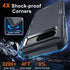 for Google Pixel 8 Case, Full Body Heavy Duty Rugged Shockproof Protective Phone Cover with Wrist Lanyard Strap, Tempered Glass Screen Protector a...